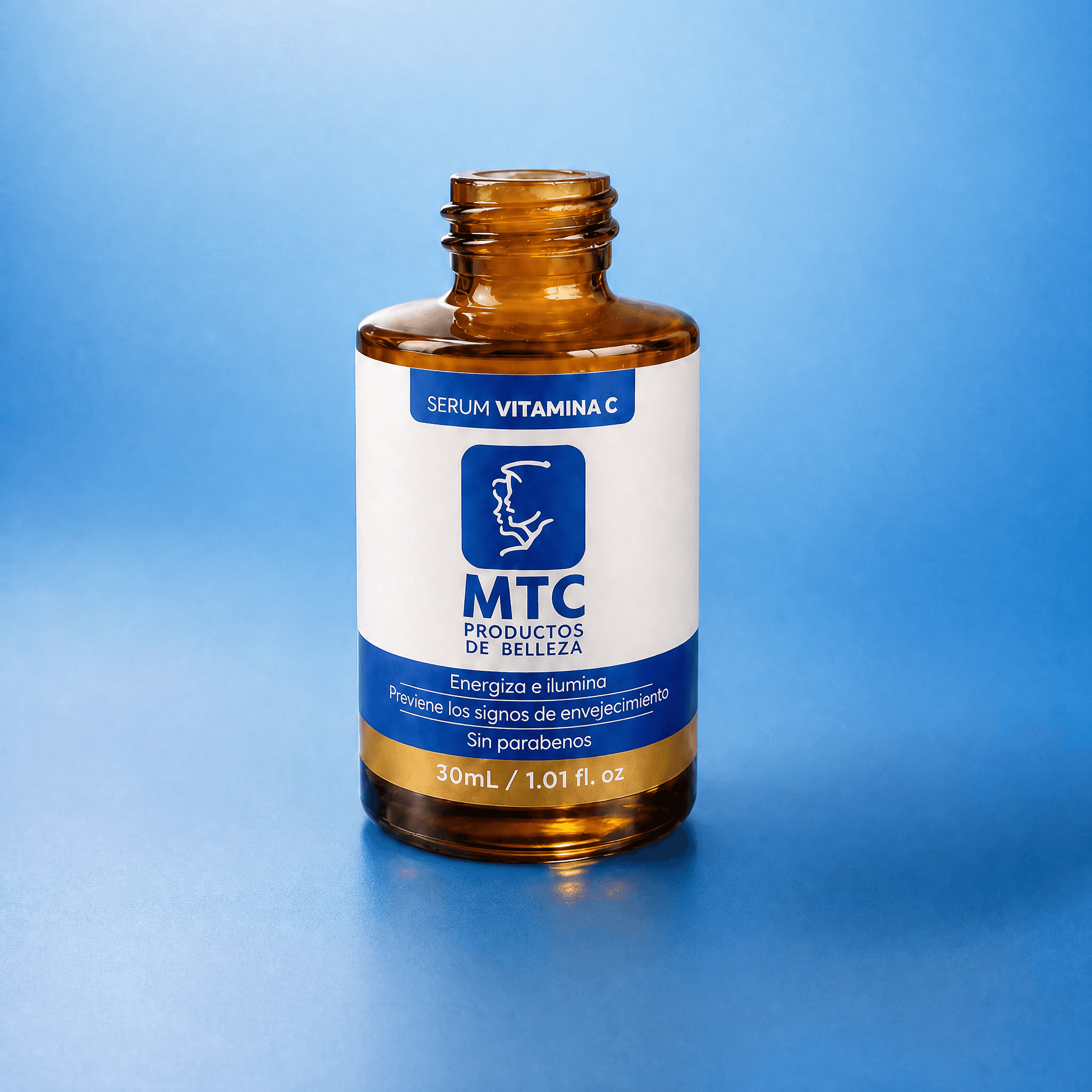 Frasco de sérum de vitamina C